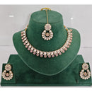 Rajwadi Collection Heritage Pota Stone Necklace Set