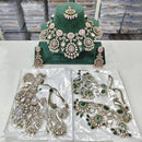 Rajwadi Collection Heritage Polki Kundan Stone And Beads Choker Necklace Set