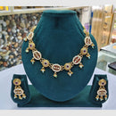 Rajwadi Collection Designer Pota Stone Pearl And Beads Necklace Set 