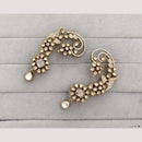 Rajwadi Collection Glamorous American Diamond (Left & Right) Ear Cuff Earrings