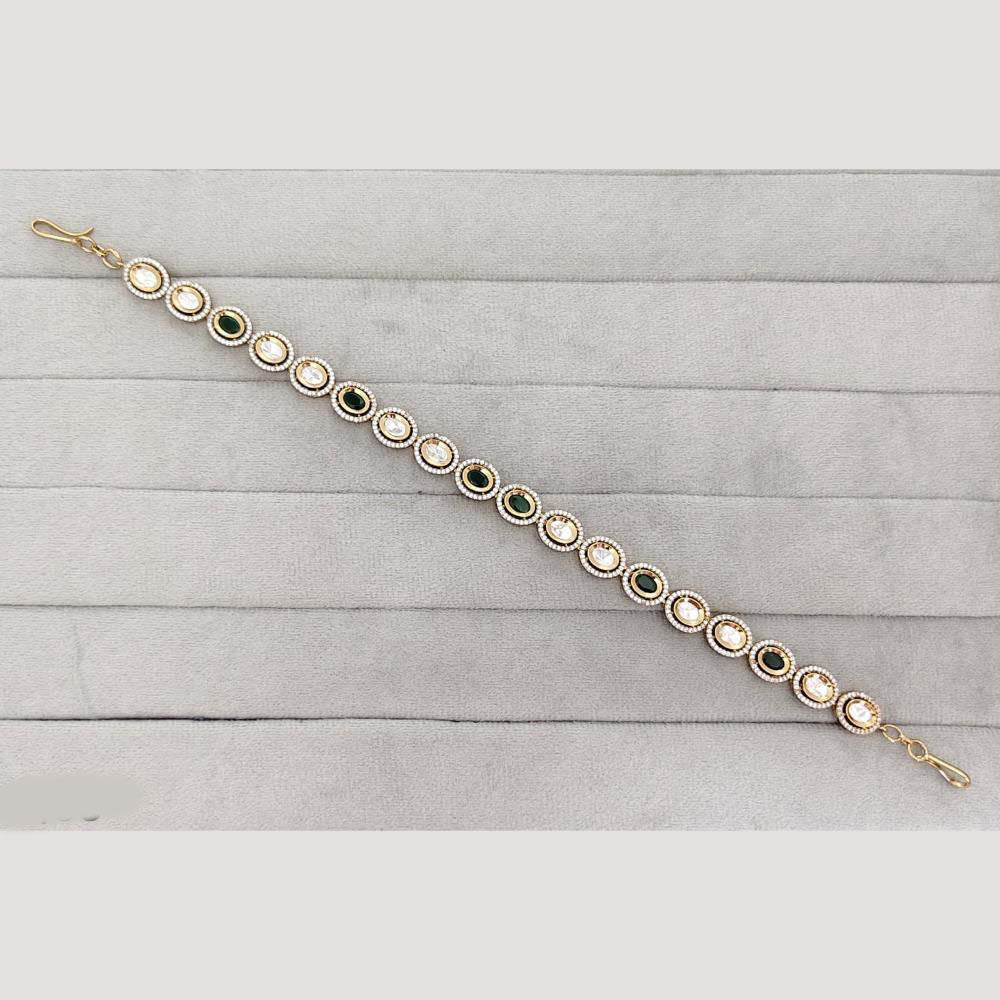 Rajwadi Collection Premium Polki Kundan Matha Patti Headpiece (Sheeshphool)