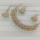 Rajwadi Collection Luxury Kundan Pota Stone Pearl And Beads Necklace Set