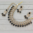 Rajwadi Collection Grand Crystal Stone Festive Necklace Set