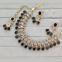 Rajwadi Collection Grand Crystal Stone Festive Necklace Set