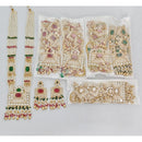 Rajwadi Collection Royal Pota Stone And Pearl Statement Long Necklace Set