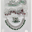 Rajwadi Collection Grand Crystal Stone And Pearl Necklace Set