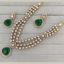 Rajwadi Collection Heritage Pota Stone Necklace Set