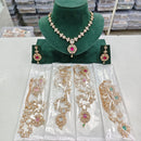 Rajwadi Collection Heritage Polki Kundan Stone Necklace Set