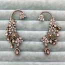 Rajwadi Collection Glamorous American Diamond (Left & Right) Ear Cuff Earrings