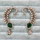 Rajwadi Collection Glamorous American Diamond (Left & Right) Ear Cuff Earrings
