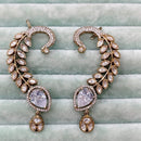 Rajwadi Collection Glamorous American Diamond (Left & Right) Ear Cuff Earrings