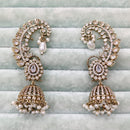 Rajwadi Collection Glamorous American Diamond (Left & Right) Ear Cuff Earrings