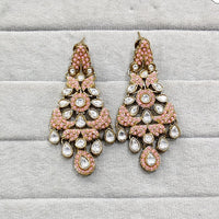 Rajwadi Collection Royal Crystal Stone Designer Dangler Earrings