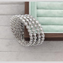 Rajwadi Collection Shimmer Crystal Stone Bangles Set