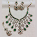 Rajwadi Collection Elegant Polki Kundan Stone Necklace Set