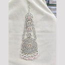 Rajwadi Collection Designer Crystal Stone And Pearl Bridal Passa for Women