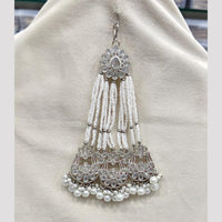 Rajwadi Collection Designer Crystal Stone And Pearl Bridal Passa for Women