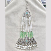 Rajwadi Collection Designer Crystal Stone And Pearl Bridal Passa for Women
