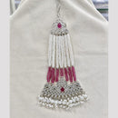 Rajwadi Collection Designer Crystal Stone And Pearl Bridal Passa for Women