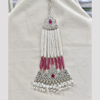 Rajwadi Collection Designer Crystal Stone And Pearl Bridal Passa for Women