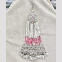 Rajwadi Collection Designer Crystal Stone And Pearl Bridal Passa for Women