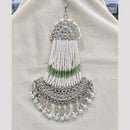 Rajwadi Collection Designer Crystal Stone And Pearl Bridal Passa for Women