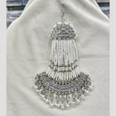 Rajwadi Collection Designer Crystal Stone And Pearl Bridal Passa for Women