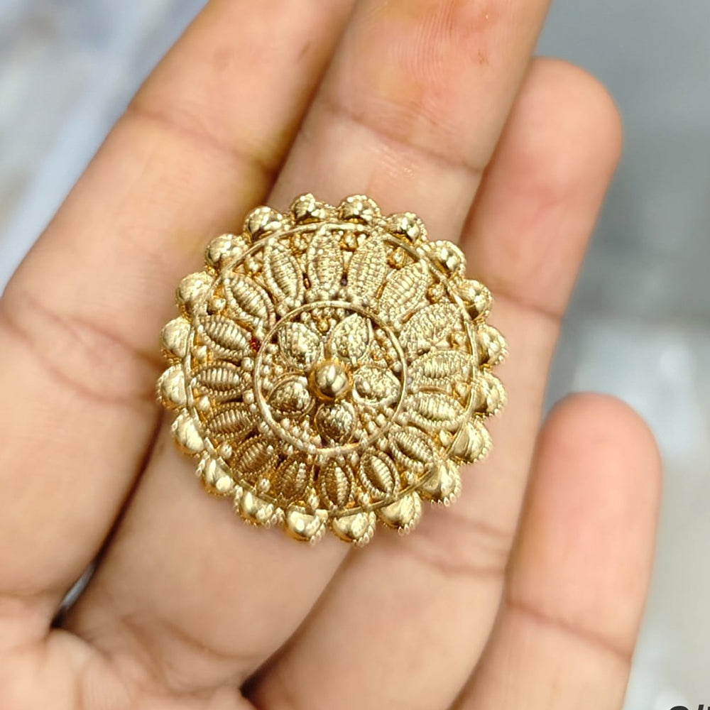 Rajwadi Collection Antique Finish Finger Ring