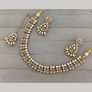 Rajwadi Collection Premium Pota Stone Necklace Set