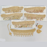 Rajwadi Collection Premium Pearl Choker Necklace Set