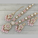 Rajwadi Collection Designer Pota Stone And Austrian Stone Beads Necklace Set