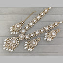 Rajwadi Collection Designer Pota Stone And Austrian Stone Beads Necklace Set