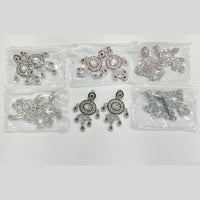 Rajwadi Collection Elegant Crystal Stone And Pearl Dangler Earrings