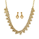 Urthn Gold Plated Elegant Austrian Stone Necklace set(Pack of 3)