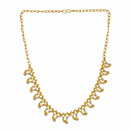 Urthn Gold Plated Elegant Austrian Stone Necklace set(Pack of 3)