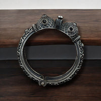 Maharani Jewels Oxidised Plated Openable Bangle