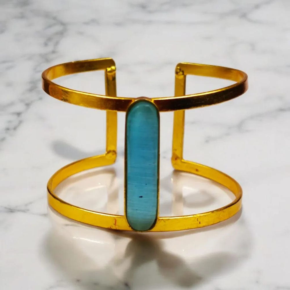Maharani Jewels Fashionable Gold Plated Openable Kada