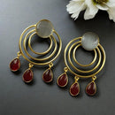 Maharani Jewels Gold Plated Dangler Earrings