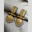Maharani Jewels Elegant Pota Stone And Pearl Dangler Earrings