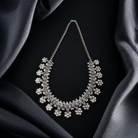 Maharani Jewels Ethnic Oxidised Plated Necklace