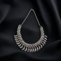 Maharani Jewels Ethnic Oxidised Plated Necklace