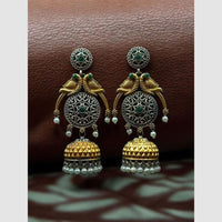 Maharani Jewels Antique Oxidised Jhumkis – Ethnic Wear
