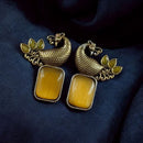Maharani Regal Shine Pota Stone Dangler Earrings