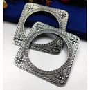 Maharani Jewels Timeless Beauty Oxidised Plated Openable Kada