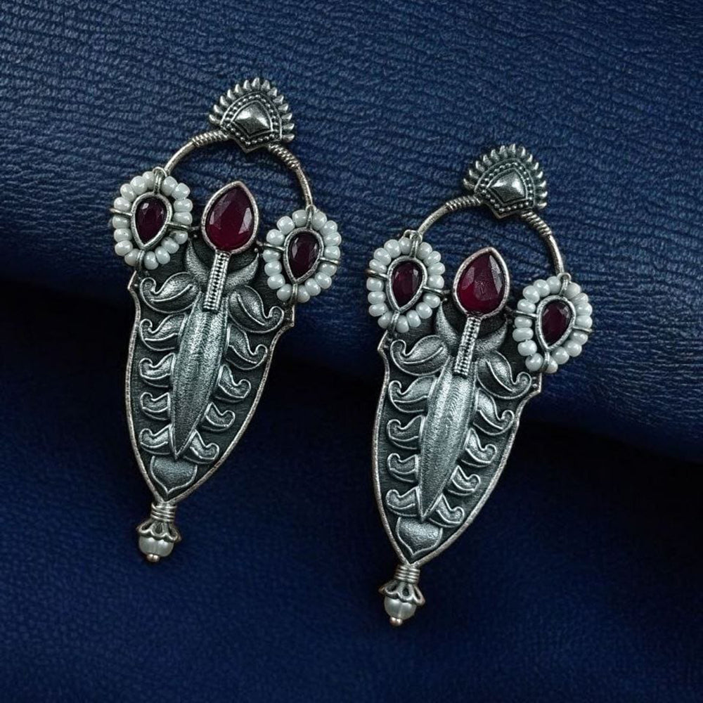 Maharani Jewels Oxidised Ethnic Dangler Earirngs For Women Perfect For Navratri