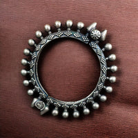 Maharani Jewels Ethnic Oxidised Plated Openable Bangle