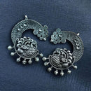 Maharani jewels Enthic Glow Oxidised Plated Earcuff Earrings 