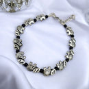 Maharani Jewels Designer Oxidised Beads Bracelet With Elephant Charm