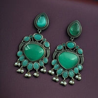 Maharani Jewels Elegance Pota Stone And Pearl Dangler Earrings