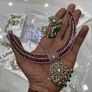 Maharani Jewels Royal Charm Pota Stone Pearl And Beads Necklace Set